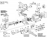 Bosch 0 601 121 042 Un. 2-Speed Drill 240 V / GB Spare Parts
